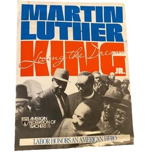 Lot of 3 MLK Print / Poster / Lesson Plan